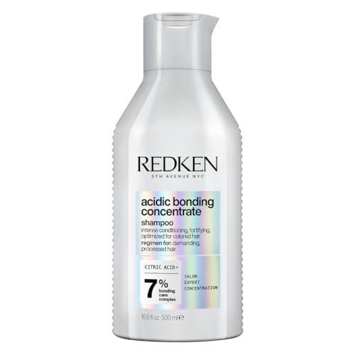 REDKEN Acidic Bonding Concentrate Shampoo, Sulphate Free for a Gentle Cleanse, Strengthens Bonds, Repairs Damage & Protects Colour Treated Hair, Supersize 500ml