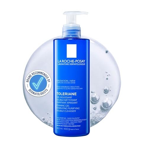 La Roche-Posay Toleriane Gel Moussant Purifying Foaming Cleansing Gel For Sensitive Skin 400ml