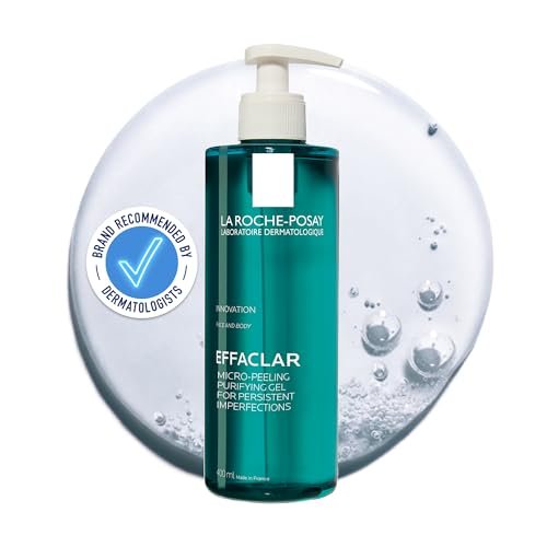 La Roche-Posay Effaclar Micro-Peeling Purifying Gel Wash for Oily, Blemish-Prone Skin 400ml