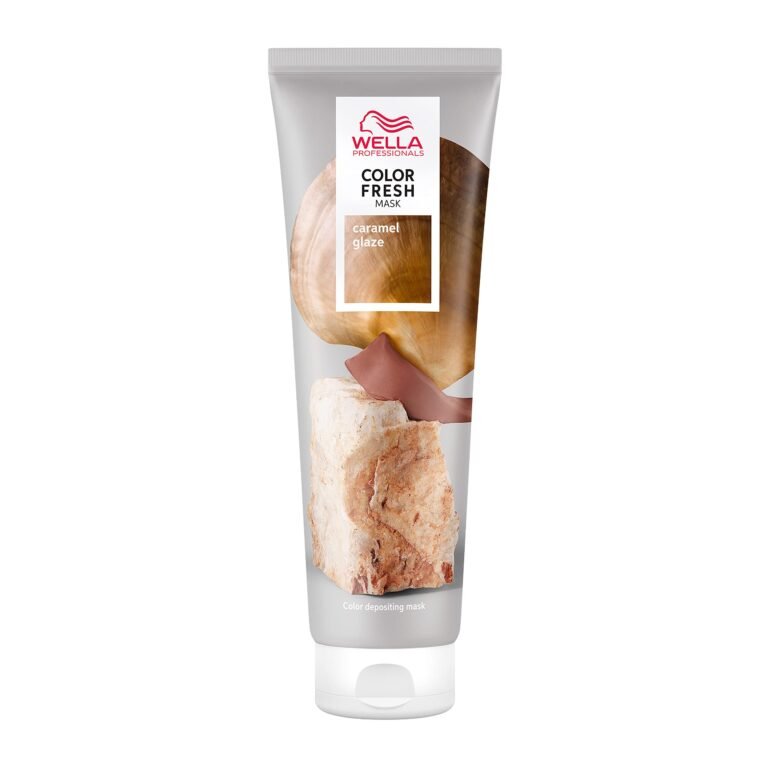 Wella Professionals Color Fresh Mask Caramel Glaze - Hair Treatment to Revitalise and Change Hair Colour - Nourishing Tint with Avocado Oil - for Medium Blonde to Brown Hair - 150 ml