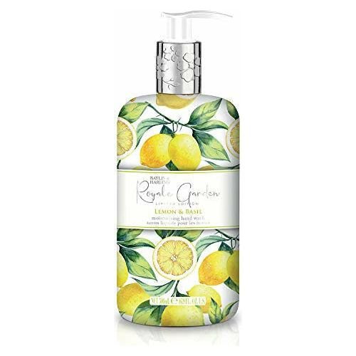 Baylis & Harding Royale Garden Limited Edition Lemon & Basil Hand Wash, 500 ml - Vegan Friendly