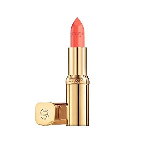 L'Oreal Paris Color Riche Satin Smooth Lipstick, Moisturising Pure Pigment Lip Colour, With Omega 3 & Vitamin E, 373 Magnetic Coral