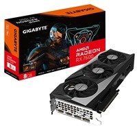 Gigabyte AMD Radeon RX 7600 GAMING OC 8GB GDDR6  Graphics Card,  2048 Streams, 2755 MHz Boost Clock, Triple Fan, RGB, 2x DisplayPorts / 2x HDMI Ports