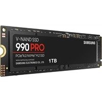 Samsung 990 PRO(MZ-V9P1T0BW) 1TB NVMe SSD, PCIe Gen4, M.2 Interface, 2280, Read 7450 MB/s, Write 6900 MB/s, 5 Year Warranty