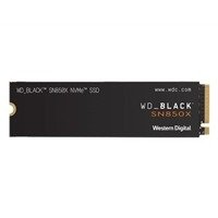 WD Black SN850X (WDS100T2X0E) 1TB NVMe SSD, M.2 Interface, PCIe Gen4, 2280, Read 73000MB/s, Write 6300MB/s, 5 Year Warranty