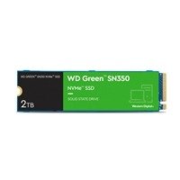 WD Green SN350 (WDS200T3G0C) 2TB NVMe SSD, M.2 Interface, PCIe Gen3, 2280, Read 3200MB/s, Write 3200MB/s, 3 Year Warranty