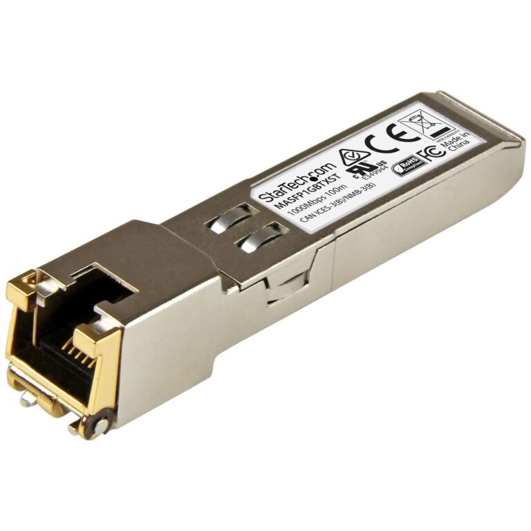 STARTECH.COM Cisco Meraki MA-SFP-1GB-TX Compatible SFP Module, 1000BASE-T, SFP to RJ45 Cat6/Cat5e, 1