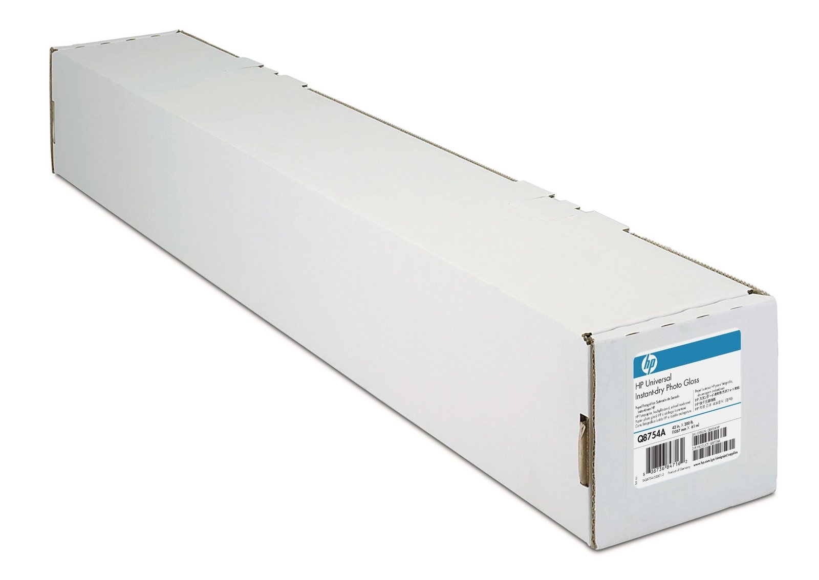 HP Universal Photo Paper - 914.40 mm x 30.48 m - 50.50 lb Basis Weight - Glossy - 107 Brightness