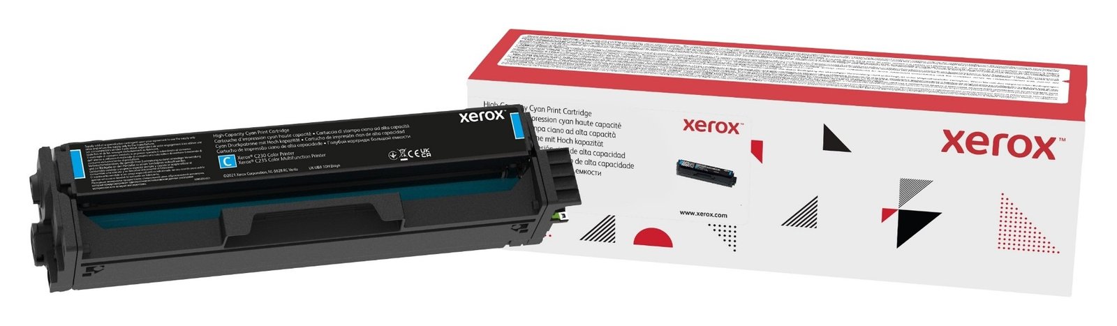 XEROX - high capacity - cyan - original - toner cartridge