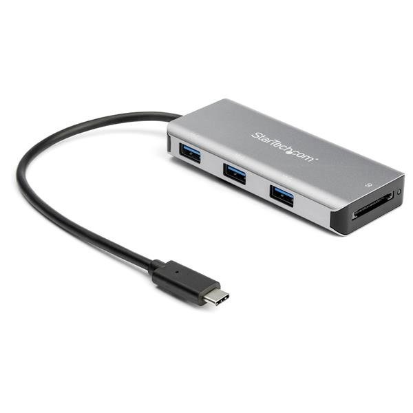 STARTECH.COM 3 Port USB C Hub with SD Card Reader - 3x USB-A & SD Slot