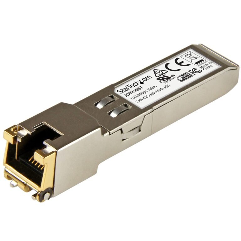 STARTECH.COM HPE JD089B Compatible SFP Module, 1000BASE-T, SFP to RJ45 Cat6/Cat5e, 1GE Gigabit Ether