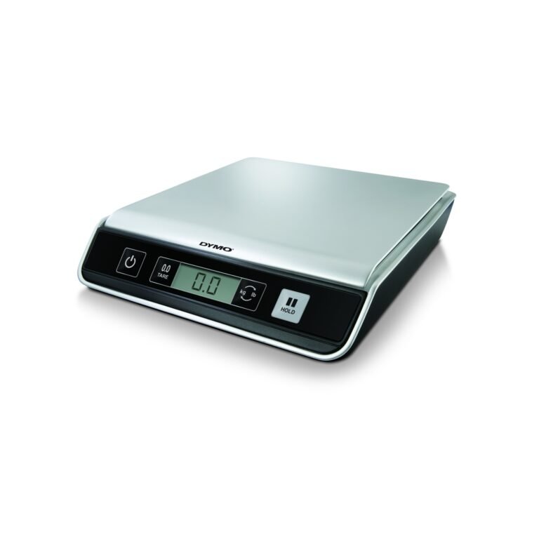 DYMO M10 Digital Postal Scale - 22 lb / 10 kg Maximum Weight Capacity - Black