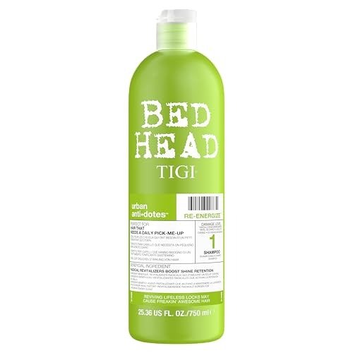 Bed Head by TIGI - Urban Antidotes Re-Energise Shampoo - Ideal for All Hair Types - 750 ml