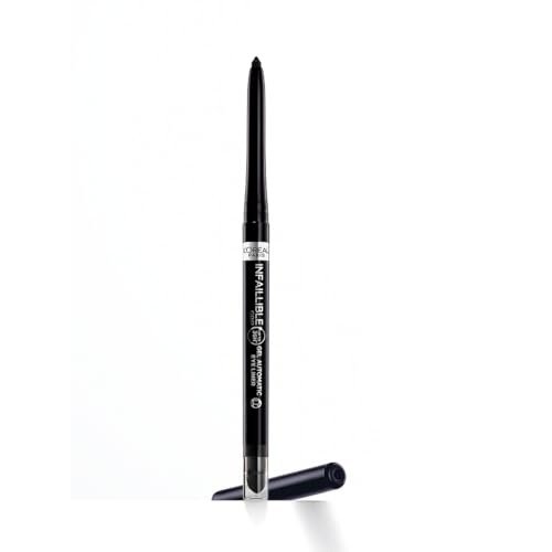 L'Oreal Paris Gel Eyeliner, Intense Long-lasting Colour, Semi Permanent, Infallible Grip 36H Gel Automatic Eyeliner, Intense Black