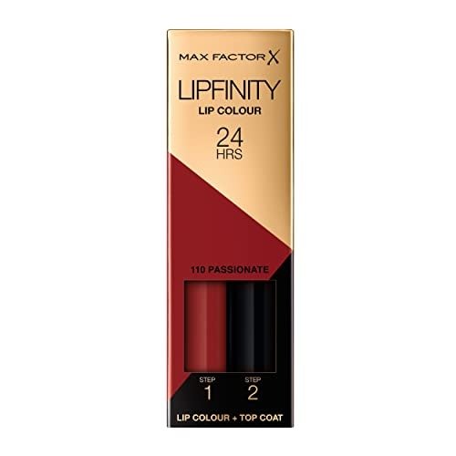 Max Factor Lipfinity Long-Lasting Two Step Lipstick - 11 Passionate, 4.2g