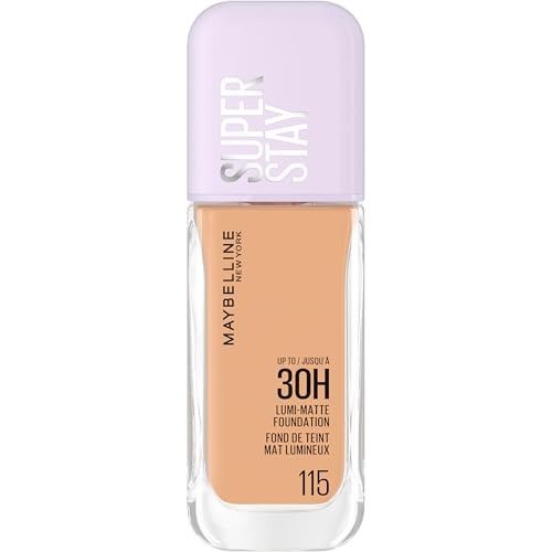 Maybelline New York Super Stay up to 30H Lumi-Matte Foundation with Amino Acids - 115