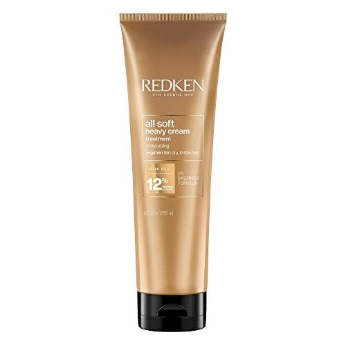 REDKEN All Soft Heavy Cream Treatment, Hair Mask with Argan Oil, For Softer Smoother Hair 250 ml