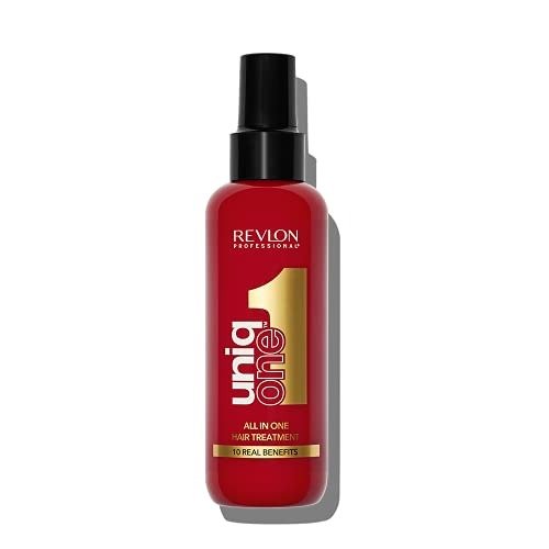 REVLON PROFESSIONAL Uniqone Hair Treatment, Moisturizing Leave-in Hair Treatment, Repair for Damaged Hair, Hair Treatment, Classic Fragrance ? 150 ml