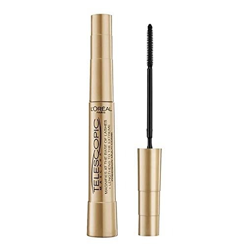 LOreal Paris Mascara, Telescopic, Black, 8 ml