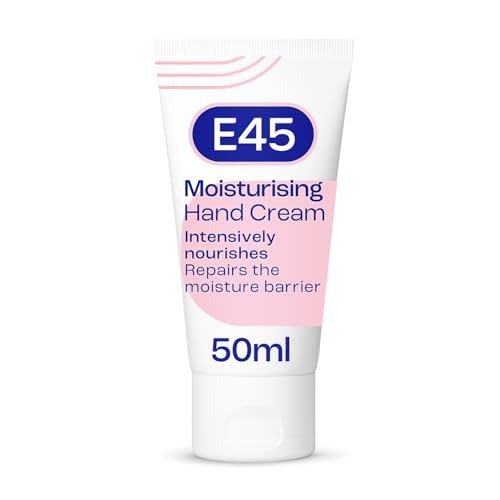 E45 Daily Hand Cream 50 ml ? E45 Hand Cream for Very Dry Hands - Hand Moisturiser for Dry Skin and Sensitive Skin - Non-Greasy Hand Repair Cream for Soft and Supple Hands - Fast Absorption Formula