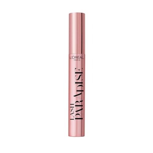 L'Oreal Paris Intense Volume Mascara, Volumising and Lengthening, Infused with Castor and Floral Oils to Condition Eyelashes, Suitable for Sensitive Eyes, Soft Fibre Brush, Lash Paradise, Black