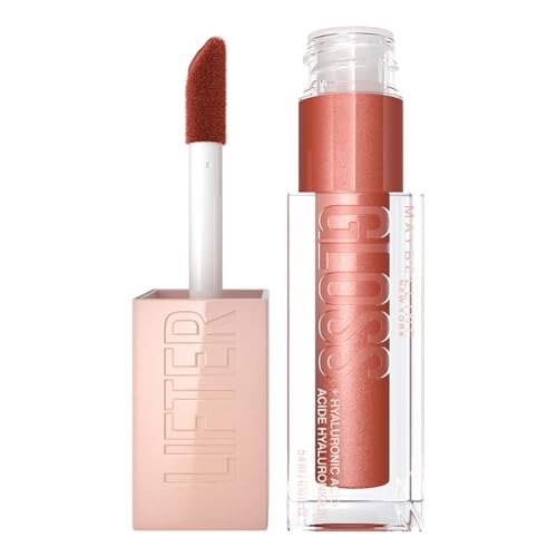 Maybelline Lifter Gloss Hydrating Lip Gloss with Hyaluronic Acid 009 Topaz