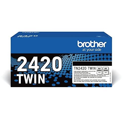 Brother TN-2420TWIN Toner Cartridge, Black,