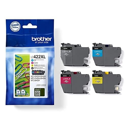 BROTHER Genuine LC-422XLVAL Black/Cyan/Magenta/Yellow,
