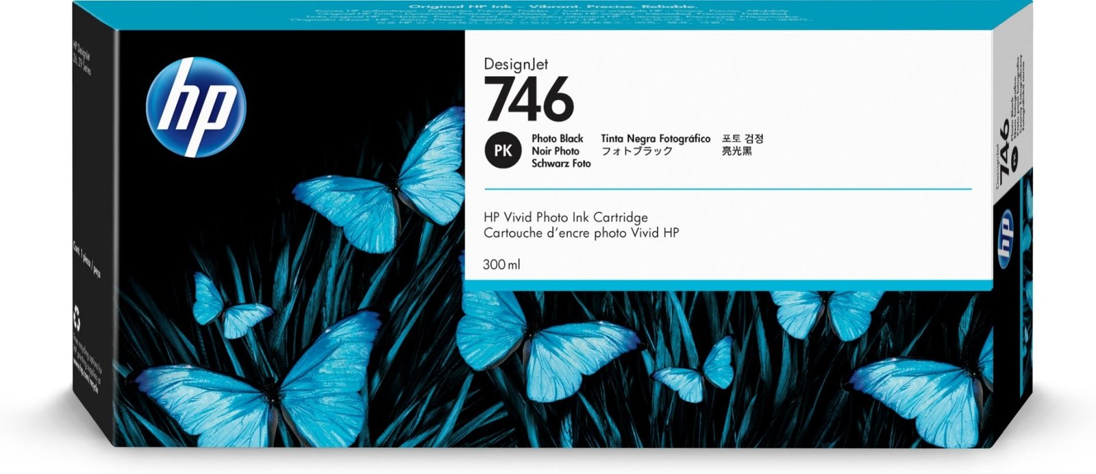 HP 746 - photo black - original - DesignJet - ink cartridge