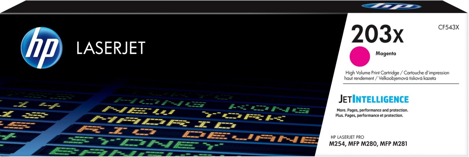 HP 203X - High Yield - magenta - original - LaserJet - toner cartridge (CF543X)