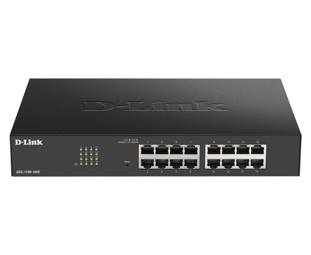 D-LINK DGS-1100-16V2 16 Ports Manageable Ethernet Switch - 2 Layer Supported - Twisted Pair
