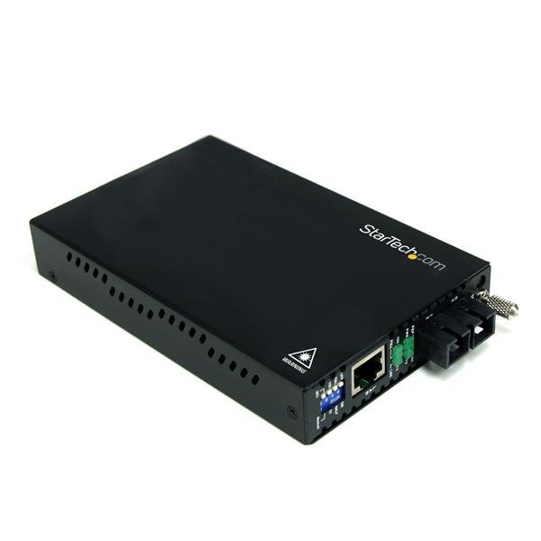 STARTECH.COM 10/100 Mbps Multi Mode Fiber Media Converter SC - Up to 1.2 miles/2km (ET90110SC2)