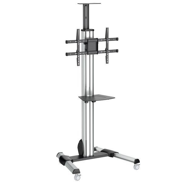 STARTECH.COM Heavy Duty Rolling Portable TV Cart Stand with Wheels - 32 to 75 inch
