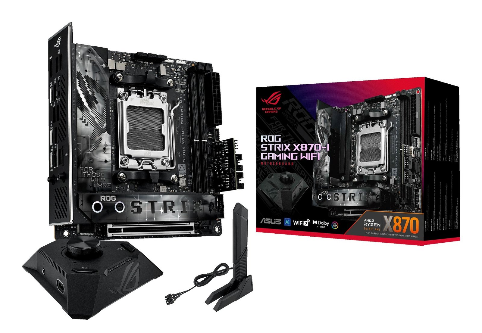 ASUS ROG STRIX X870-I GAMING WIFI, AMD, Sockel AM