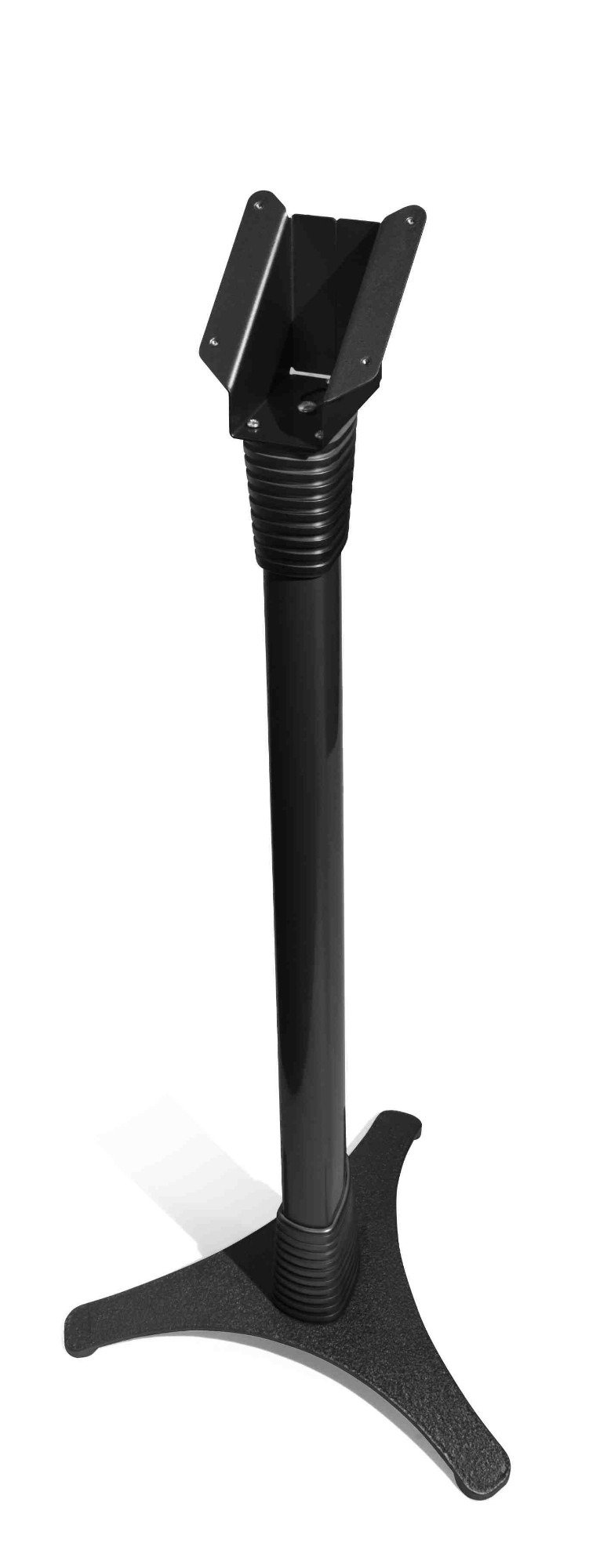 Adjustable Height VESA Mount, Security Floor Stand and Tablet Holder, 45 degree display