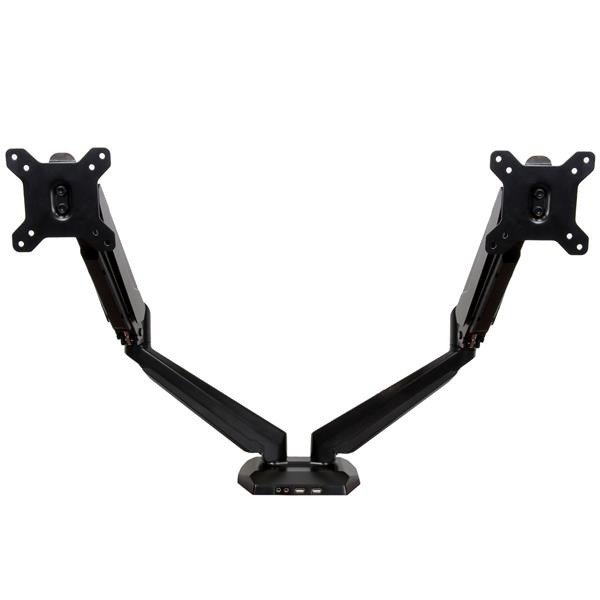 STARTECH.COM Desk Mount Dual Monitor Arm - One-Touch Height Adjustment (ARMSLIMDUO) - mounting kit
