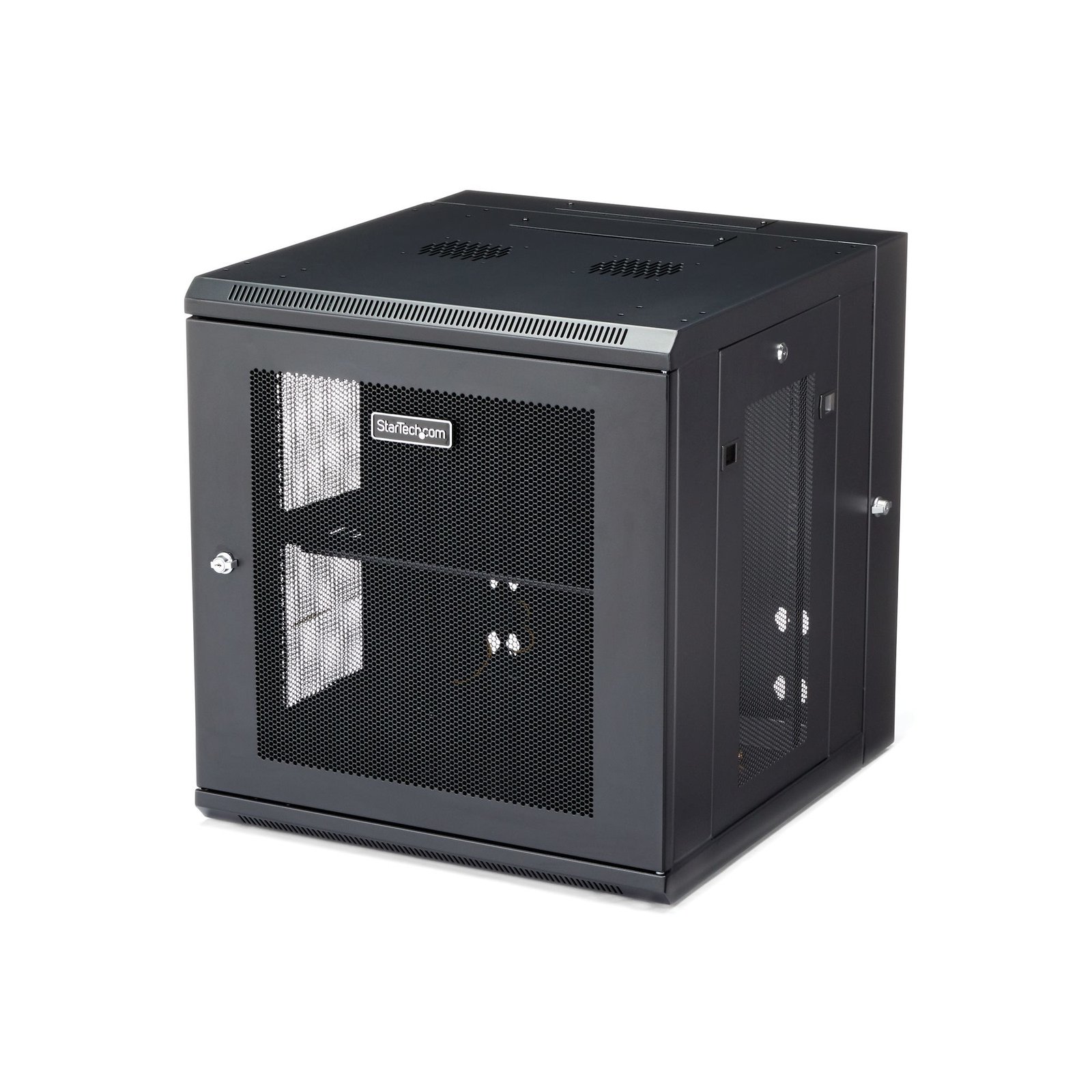 STARTECH.COM 12U 19" Wall Mount Network Cabinet, 20" Deep 4 Post Hinged Locking IT Computer Equipmen