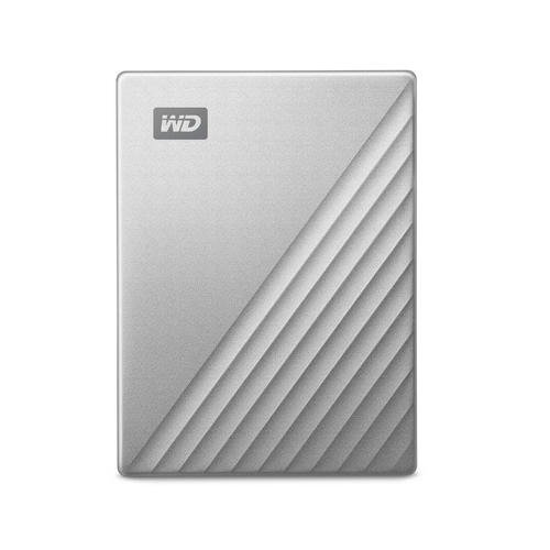 WD My Passport Ultra WDBC3C0020BSL 2 TB Portable Hard Drive - External - Silver - USB 3.0