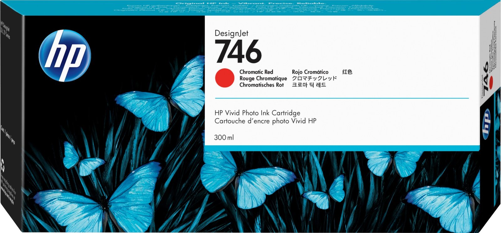 HP 746 Ink Cartridge - Chromatic Red - Inkjet