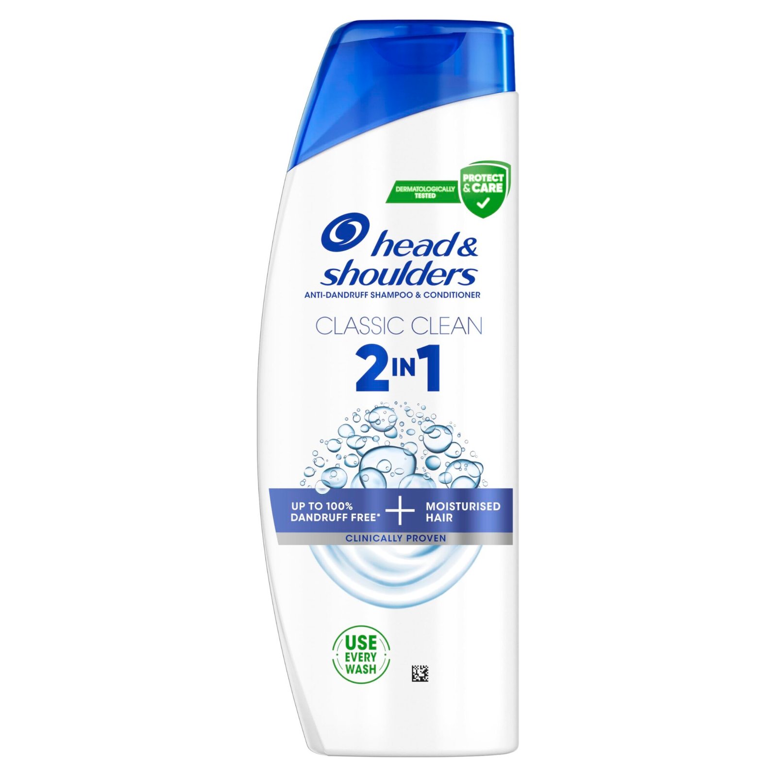 Head & Shoulders Classic Clean Anti-Dandruff 2-in-1 Shampoo,  x 250 ml, Clinically Proven Deep Clean, UK number 1 Shampoo