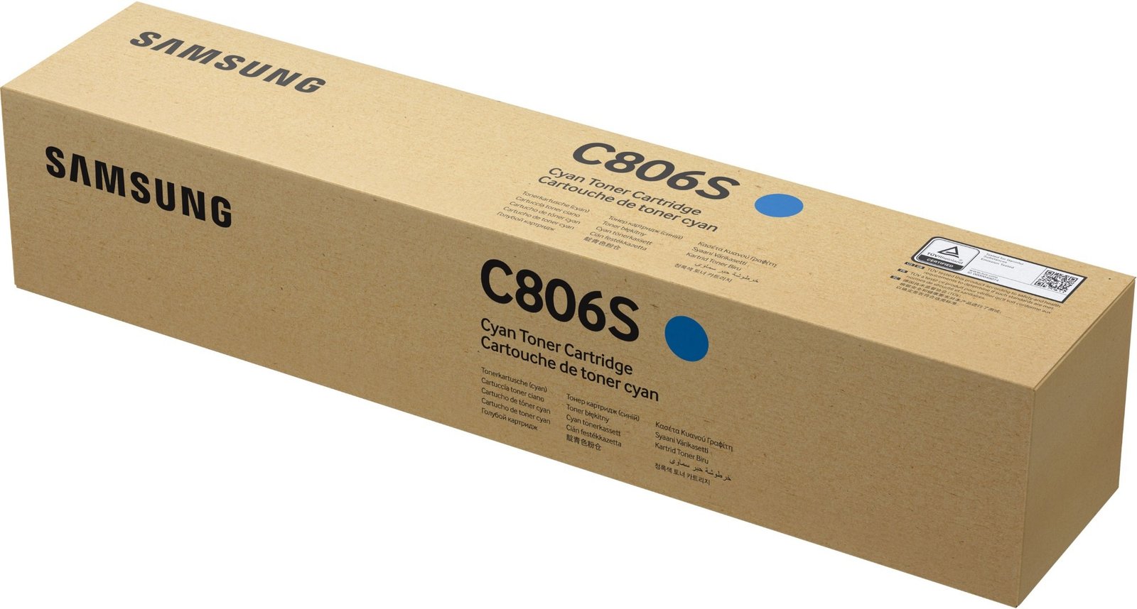 SAMSUNG CLT-C806S - cyan - original - toner cartridge (SS553A)
