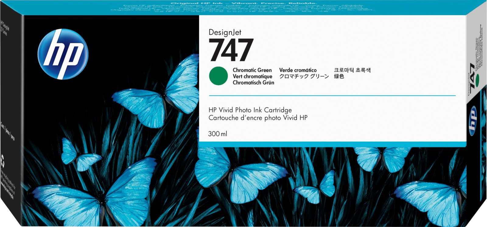 HP 747 - chromatic green - original - DesignJet - ink cartridge