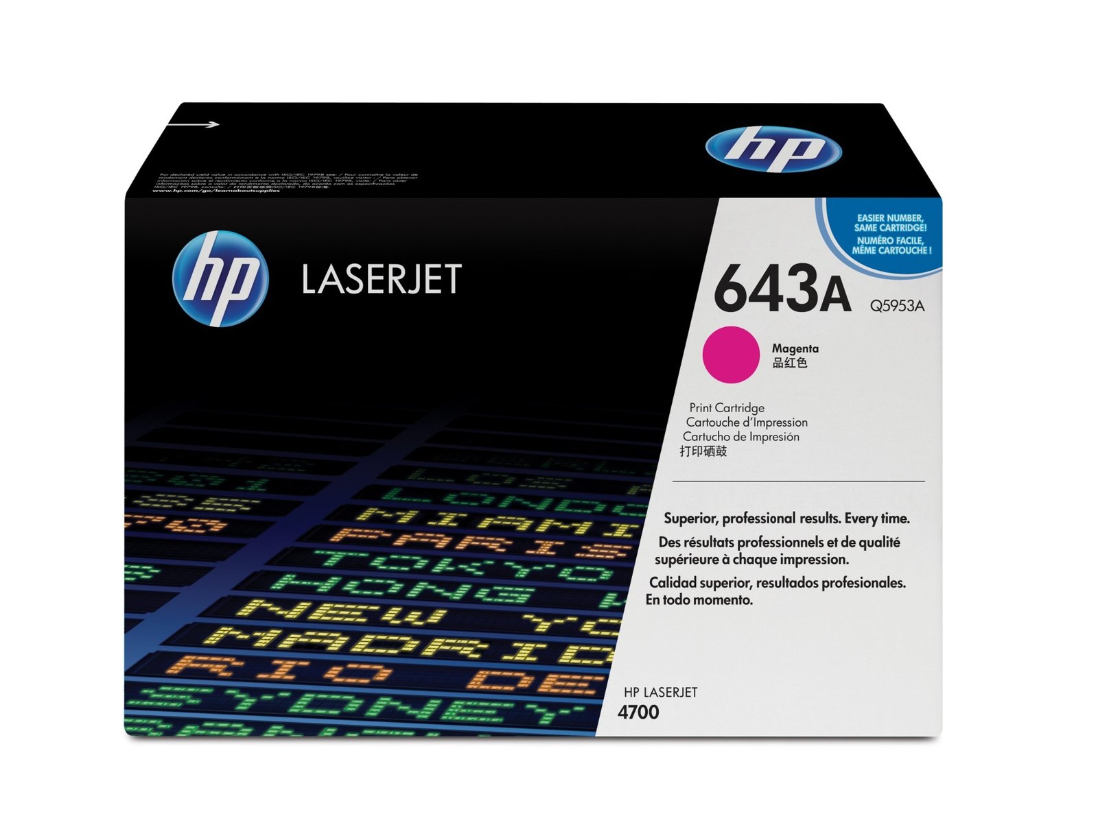 HP 643A - magenta - original - LaserJet - toner cartridge (Q5953A)