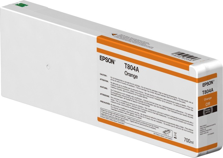 EPSON T804A - orange - original - ink cartridge