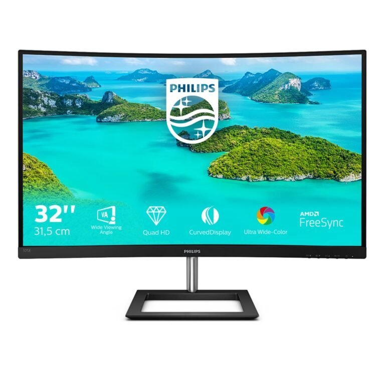 PHILIPS E-line 325E1C - LED monitor - curved - 32" (31.5" viewable) - 2560 x 1440 QHD @ 75 Hz - VA -