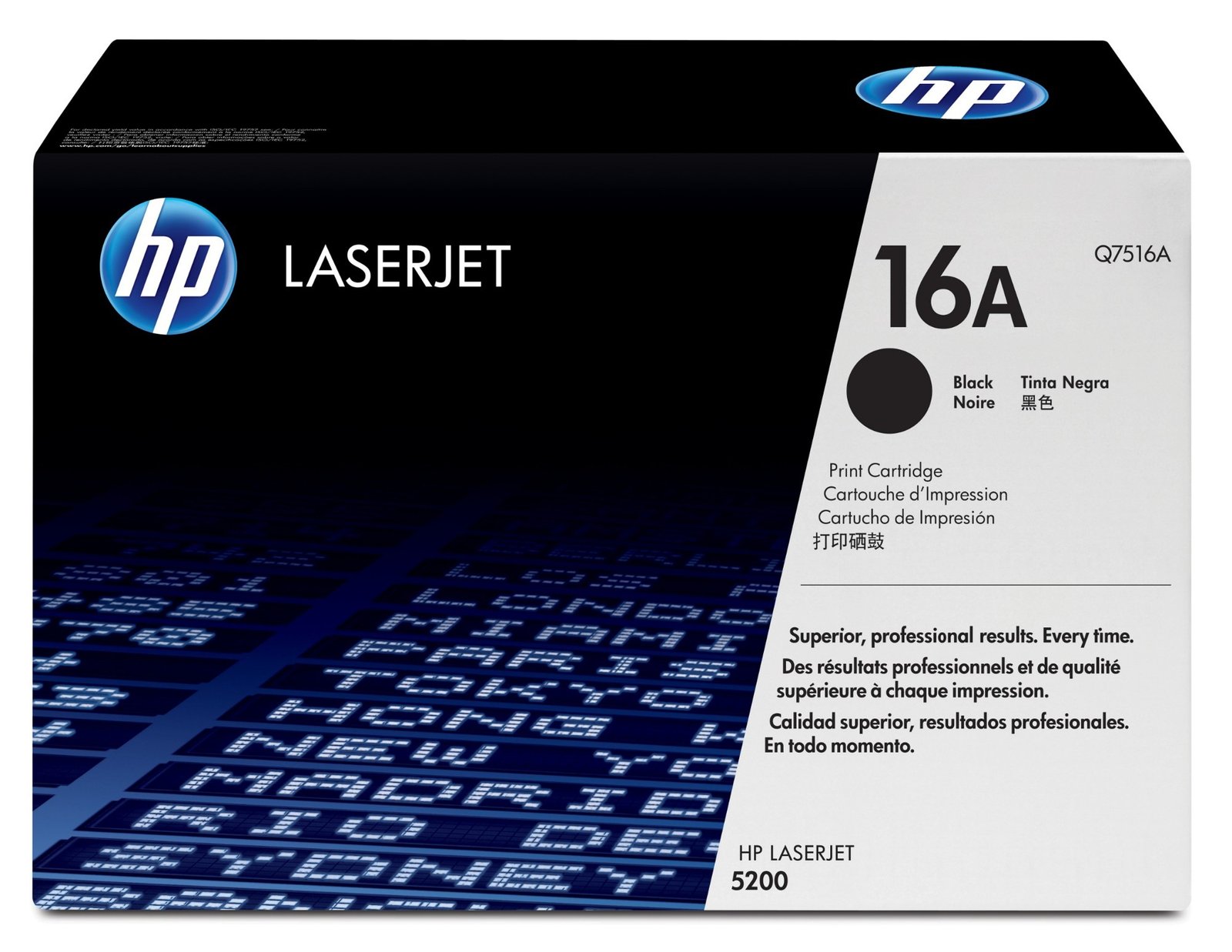 HP 16A - black - original - LaserJet - toner cartridge (Q7516A)