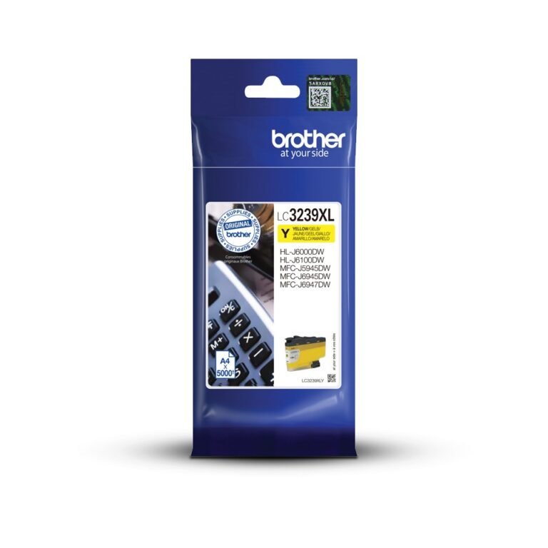 BROTHER LC-3239XLY Original Ink Cartridge Single Pack - Yellow - Inkjet - High Yield - 5000 Pages