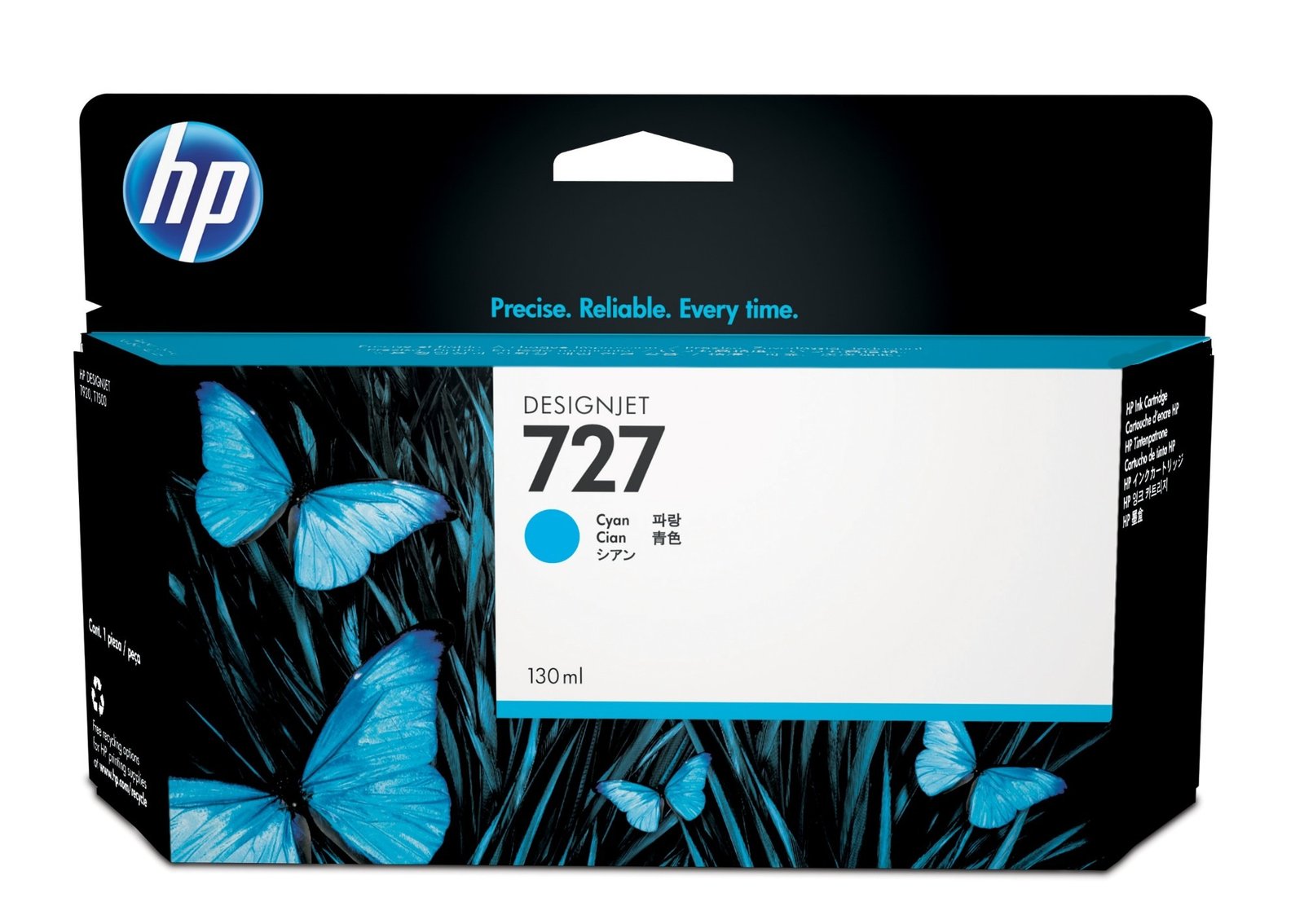 HP 727 - cyan - original - DesignJet - ink cartridge