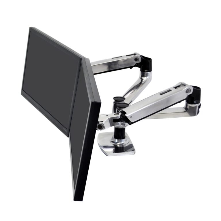 ERGOTRON LX Dual Side-by-Side Arm - mounting kit - for 2 LCD displays