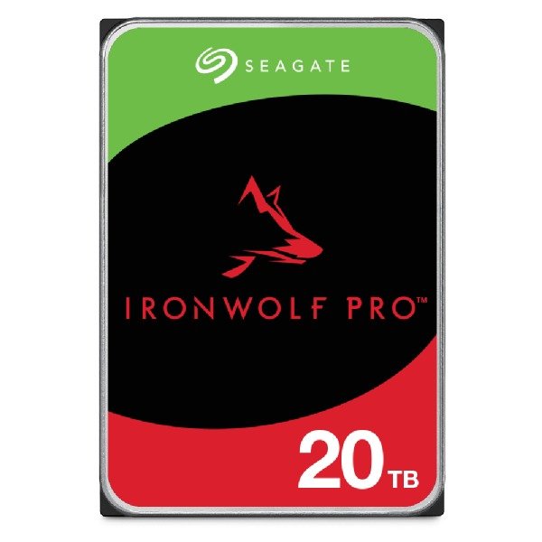 Seagate 3.5", 20TB, SATA3, IronWolf Pro NAS Hard Drive, 7200RPM, 256MB Cache, CMR, OEM